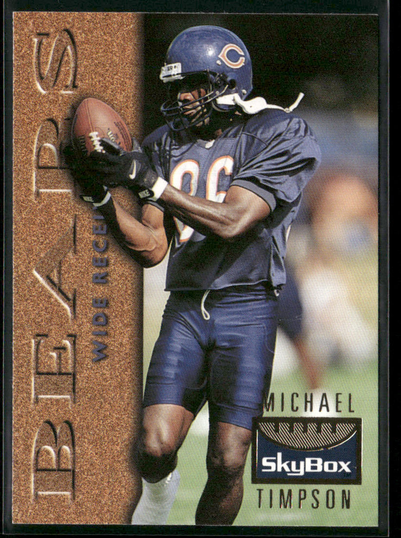 Michael Timpson 1995 SkyBox Premium #22 Chicago Bears