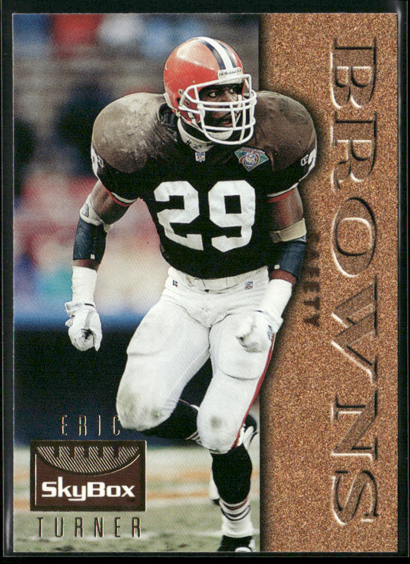 Eric Turner 1995 SkyBox Premium #31 Cleveland Browns