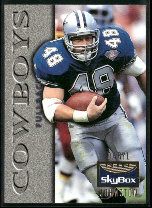 Daryl Johnston 1995 SkyBox Premium #34 Dallas Cowboys