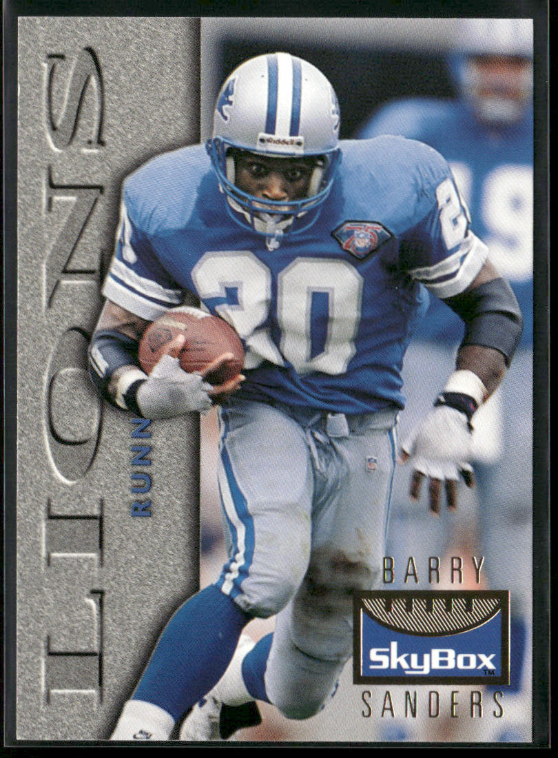 Barry Sanders 1995 SkyBox Premium #42 Detroit Lions