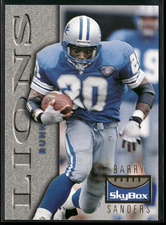Barry Sanders 1995 SkyBox Premium #42 Detroit Lions