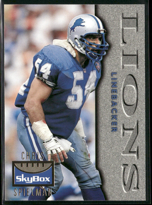 Chris Spielman 1995 SkyBox Premium #43 Detroit Lions