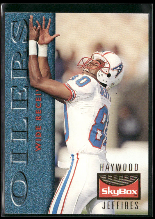 Haywood Jeffires 1995 SkyBox Premium #49 Houston Oilers