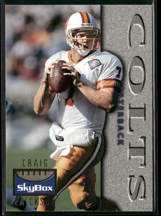 Craig Erickson 1995 SkyBox Premium #51 Indianapolis Colts