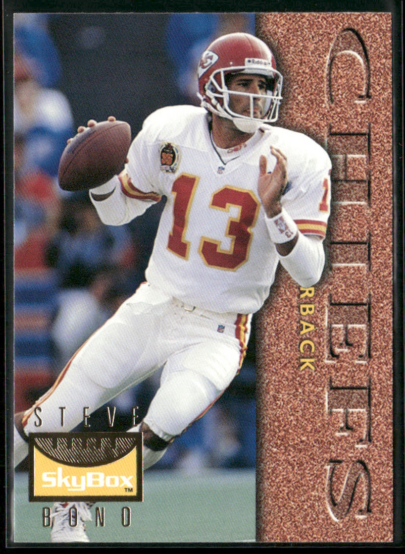 Steve Bono 1995 SkyBox Premium #61 Kansas City Chiefs