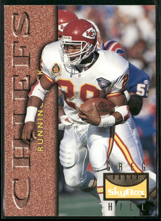 Greg Hill 1995 SkyBox Premium #62 Kansas City Chiefs
