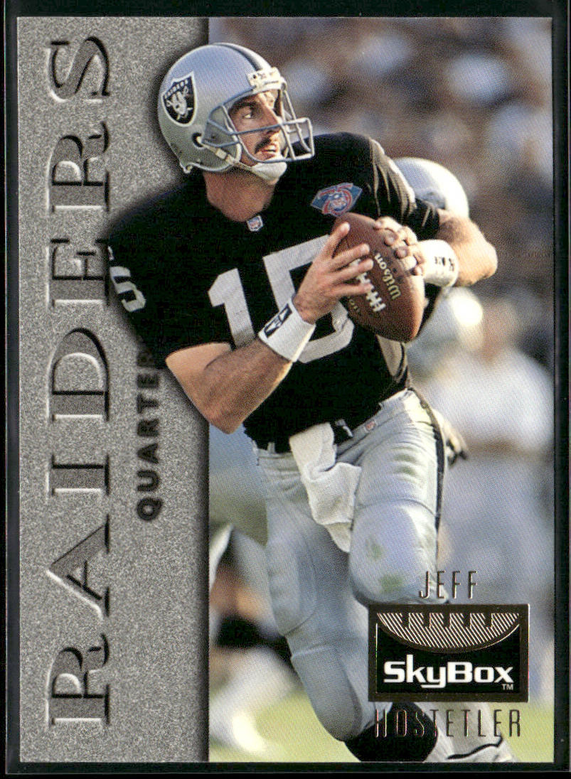 Jeff Hostetler 1995 SkyBox Premium #66 Oakland Raiders