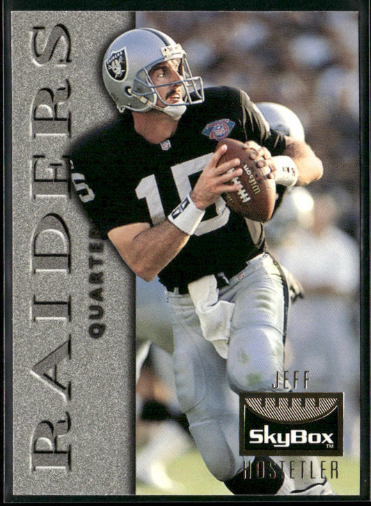 Jeff Hostetler 1995 SkyBox Premium #66 Oakland Raiders