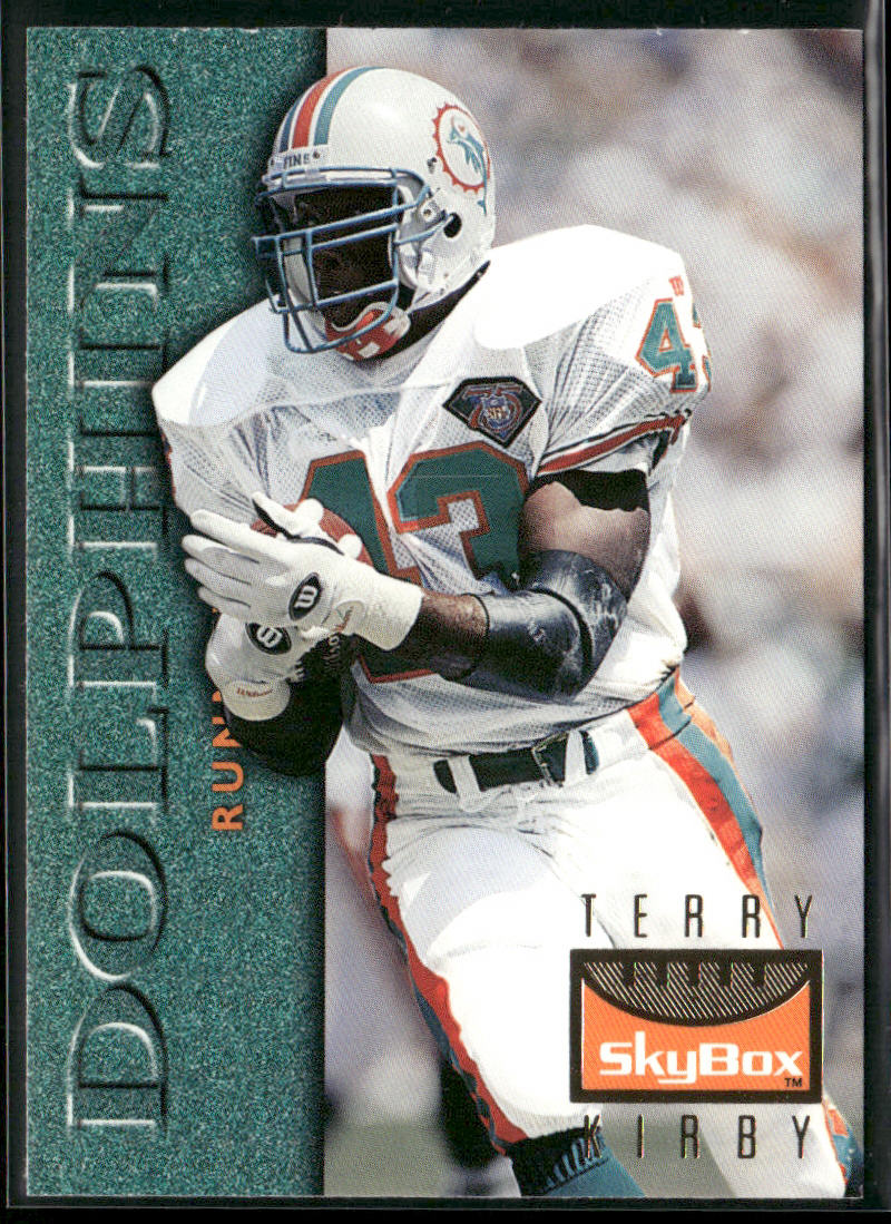 Terry Kirby 1995 SkyBox Premium #71 Miami Dolphins