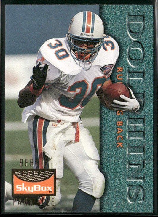 Bernie Parmalee 1995 SkyBox Premium #74 Miami Dolphins