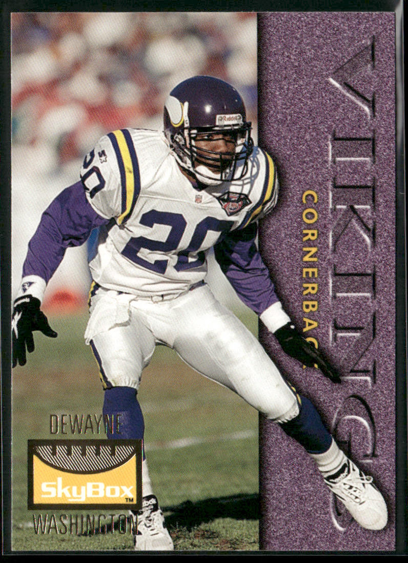 Dewayne Washington 1995 SkyBox Premium #75 Minnesota Vikings