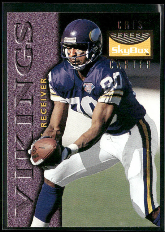 Cris Carter 1995 SkyBox Premium #76 Minnesota Vikings