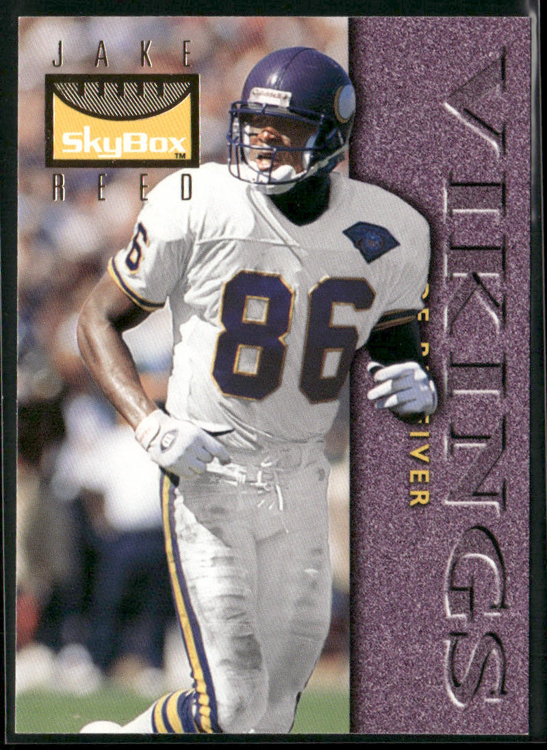 Jake Reed 1995 SkyBox Premium #79 Minnesota Vikings