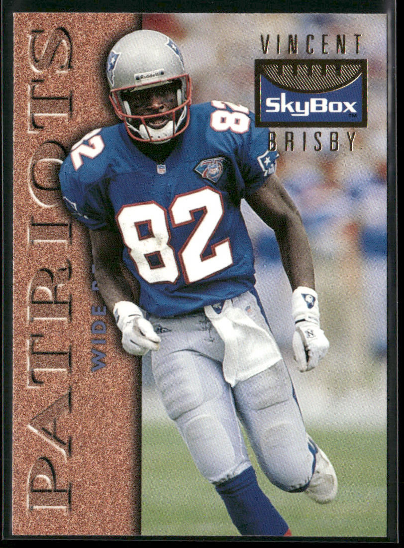 Vincent Brisby 1995 SkyBox Premium #81 New England Patriots