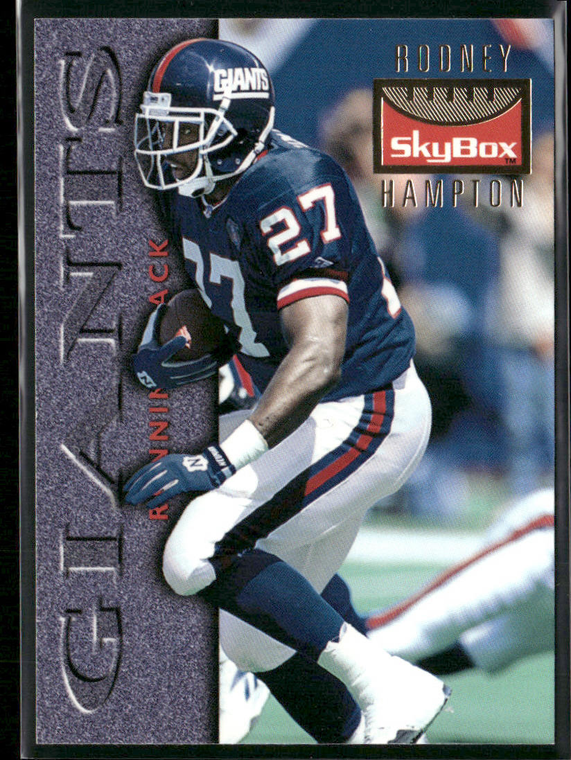 Rodney Hampton 1995 SkyBox Premium #89 New York Giants