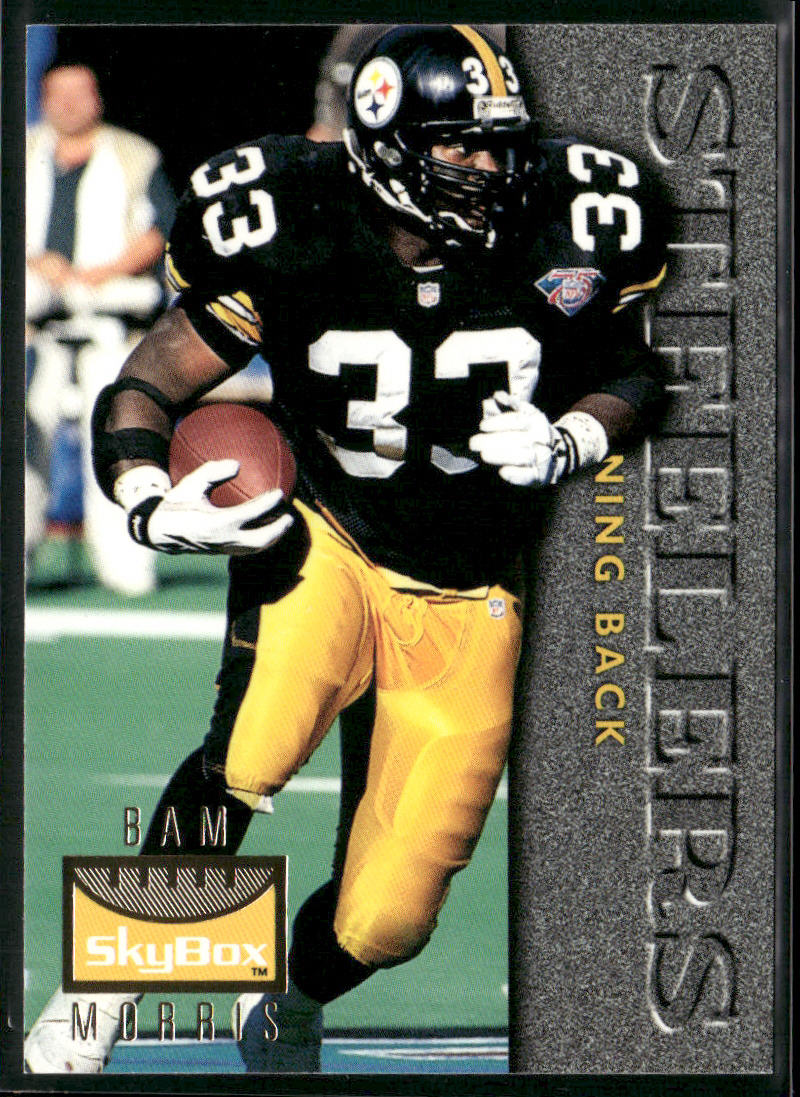 Bam Morris 1995 SkyBox Premium #104 Pittsburgh Steelers