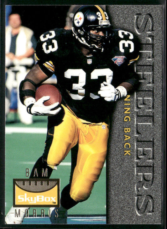 Bam Morris 1995 SkyBox Premium #104 Pittsburgh Steelers