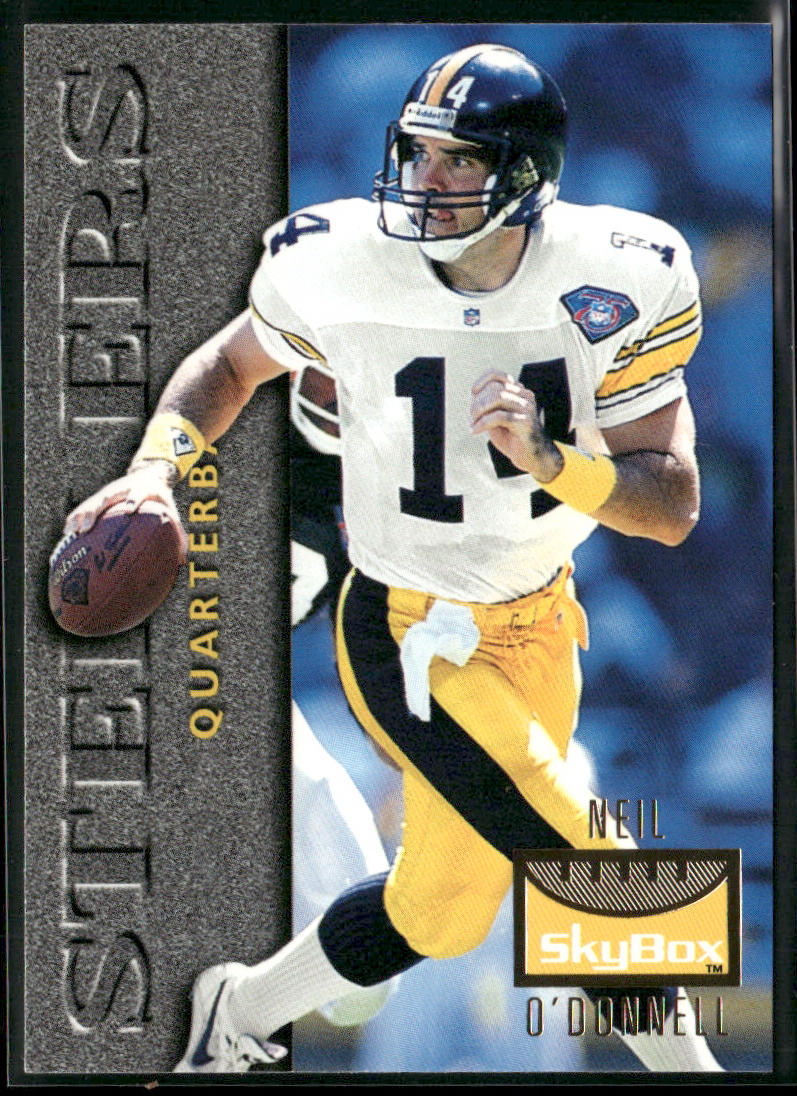 Neil O'Donnell 1995 SkyBox Premium #105 Pittsburgh Steelers