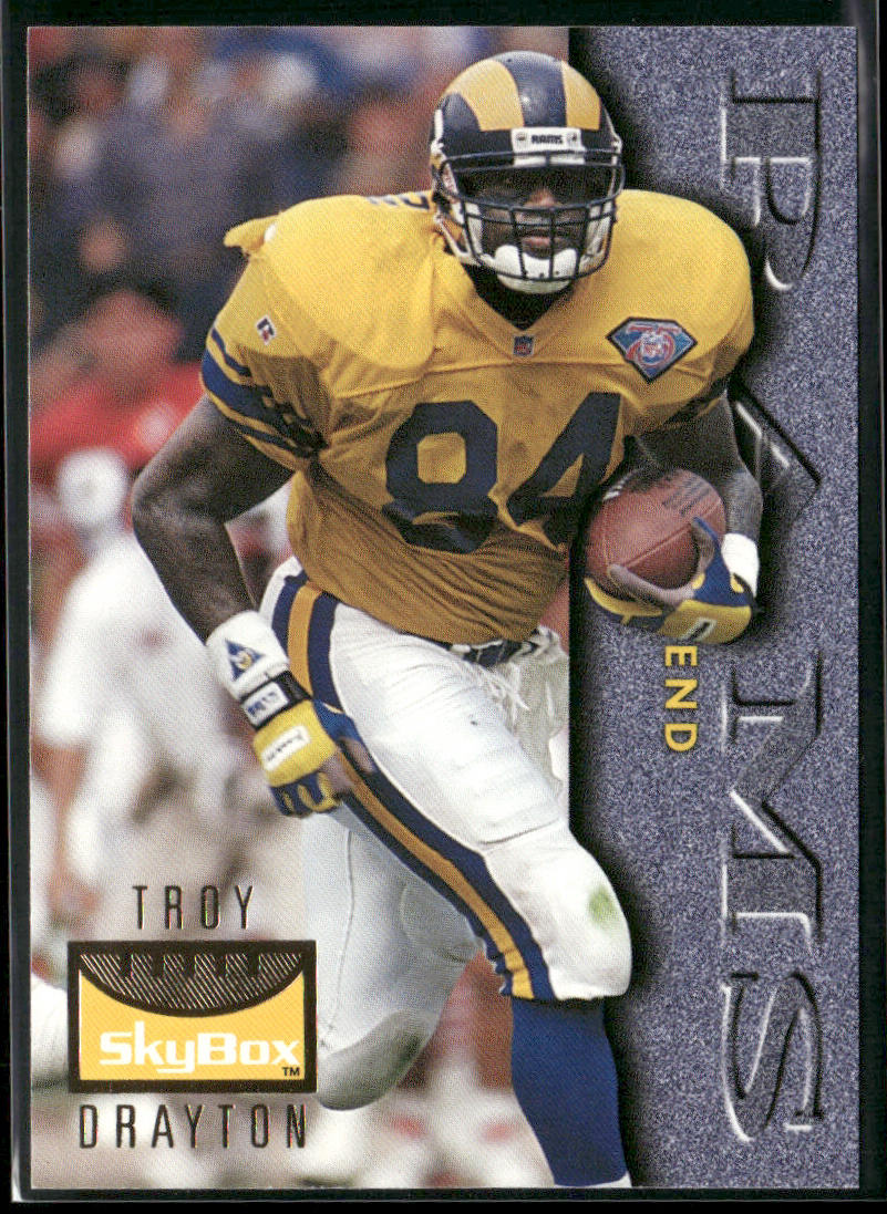 Troy Drayton 1995 SkyBox Premium #108 St. Louis Rams