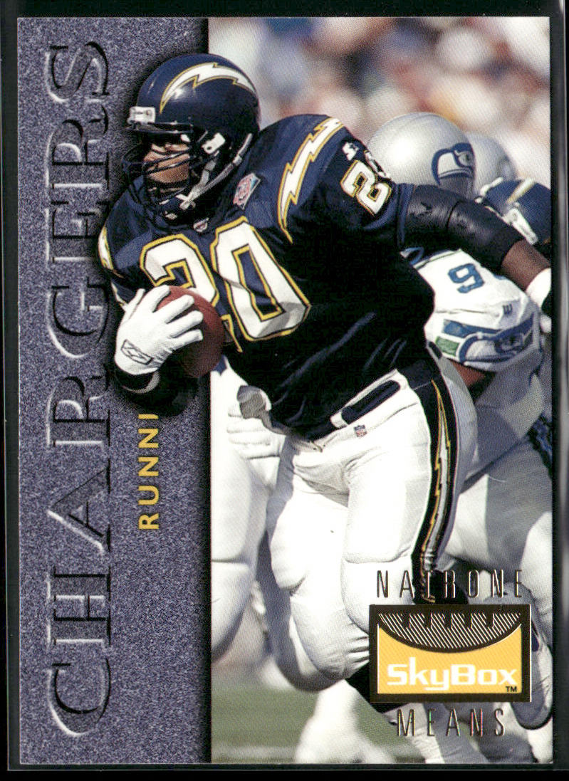 Natrone Means 1995 SkyBox Premium #115 San Diego Chargers