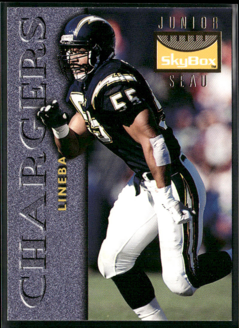 Junior Seau 1995 SkyBox Premium #116 San Diego Chargers
