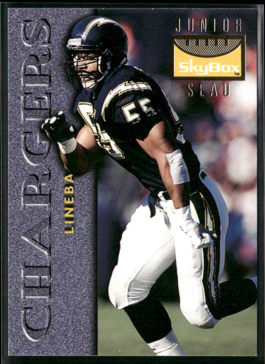 Junior Seau 1995 SkyBox Premium #116 San Diego Chargers