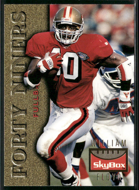 William Floyd 1995 SkyBox Premium #117 San Francisco 49ers
