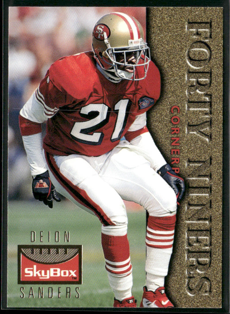 Deion Sanders 1995 SkyBox Premium #120 San Francisco 49ers