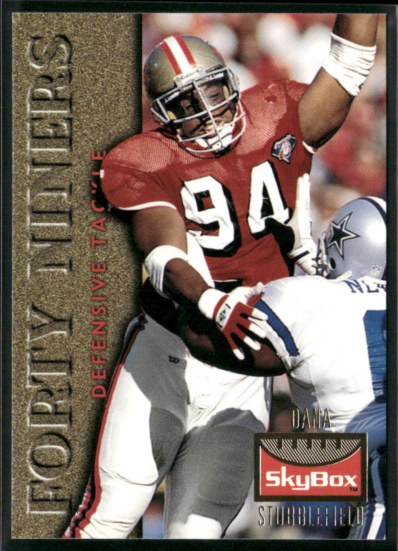 Dana Stubblefield 1995 SkyBox Premium #121 San Francisco 49ers