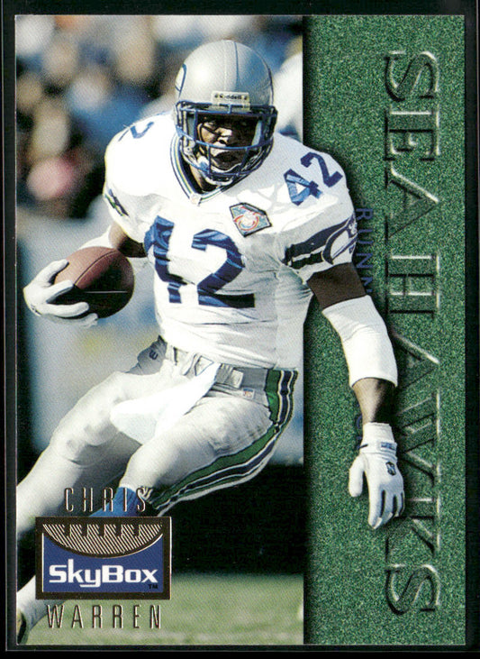 Chris Warren 1995 SkyBox Premium #128 Seattle Seahawks