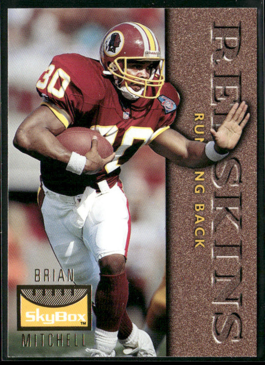 Brian Mitchell 1995 SkyBox Premium #136 Washington Redskins