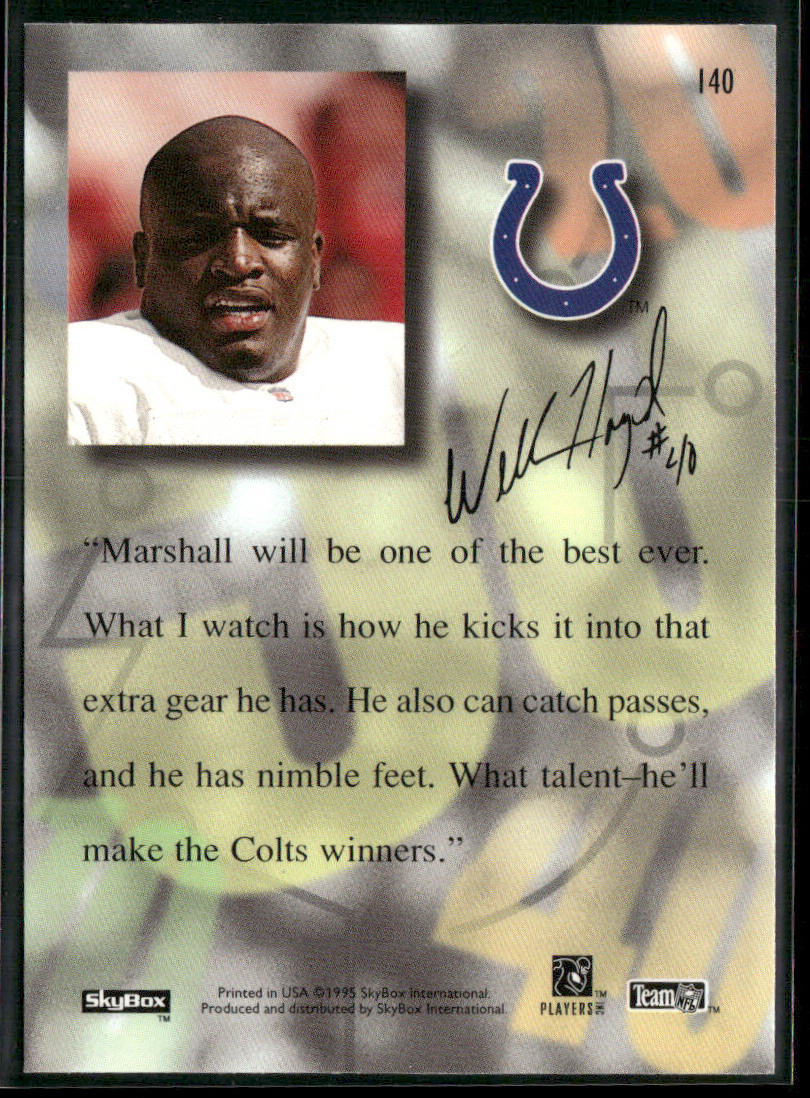 Marshall Faulk 1995 SkyBox Premium #140 Indianapolis Colts