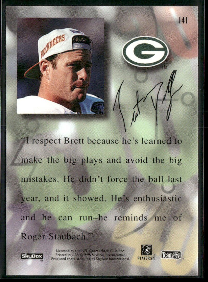 Brett Favre 1995 SkyBox Premium #141 Green Bay Packers
