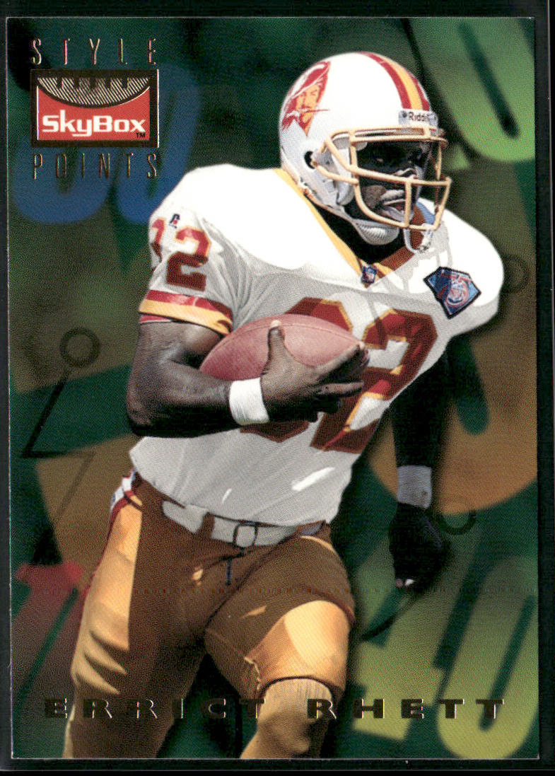 Errict Rhett 1995 SkyBox Premium #143 Tampa Bay Buccaneers
