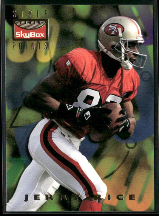 Jerry Rice 1995 SkyBox Premium #144 San Francisco 49ers