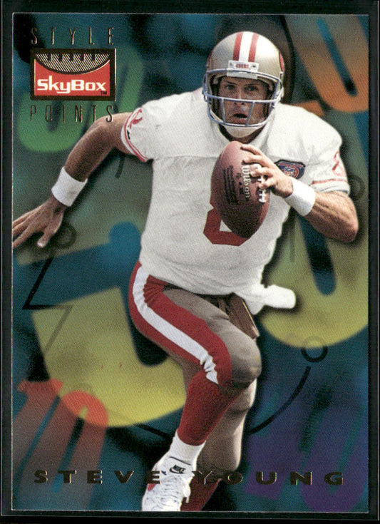 Steve Young 1995 SkyBox Premium #148 San Francisco 49ers