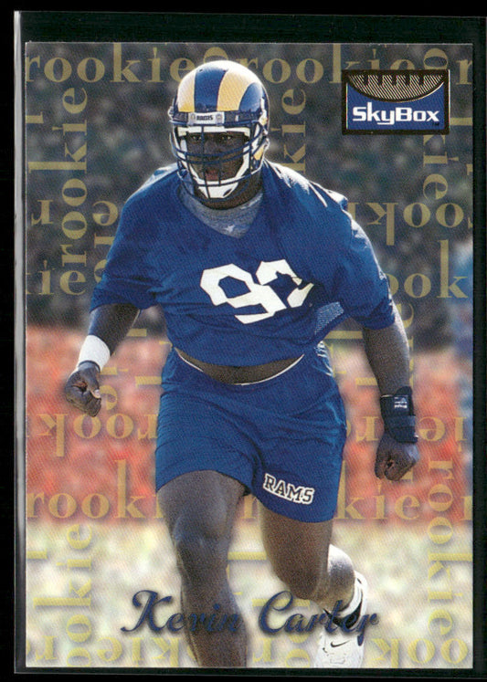 Kevin Carter 1995 SkyBox Premium #164 RC St. Louis Rams