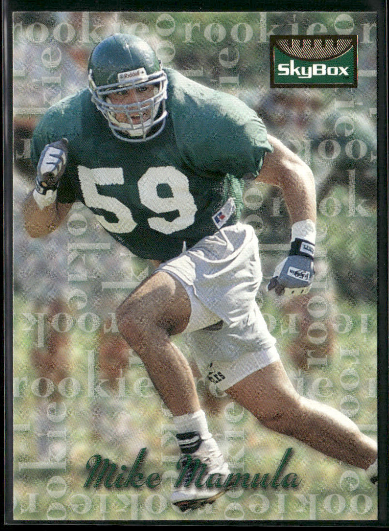 Mike Mamula 1995 SkyBox Premium #165 RC Philadelphia Eagles