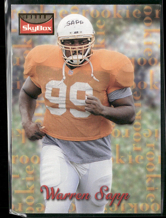 Warren Sapp 1995 SkyBox Premium #169 RC Tampa Bay Buccaneers