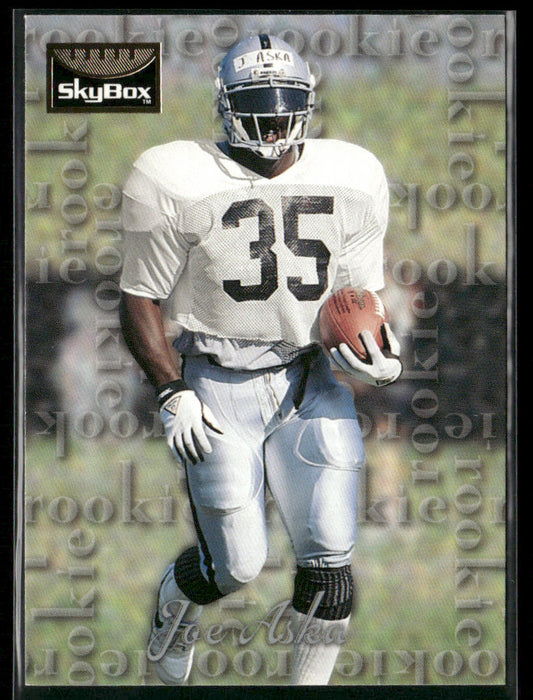 Joe Aska 1995 SkyBox Premium #174 RC Oakland Raiders