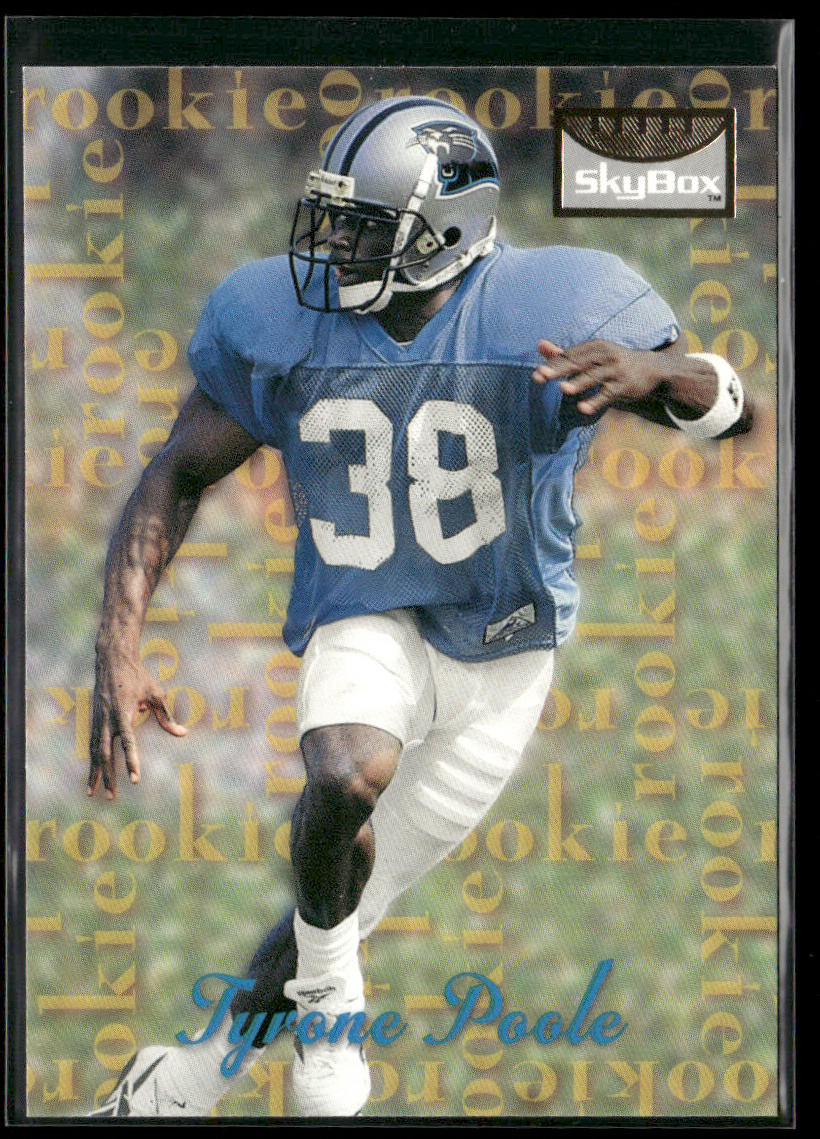 Tyrone Poole 1995 SkyBox Premium #176 RC Carolina Panthers