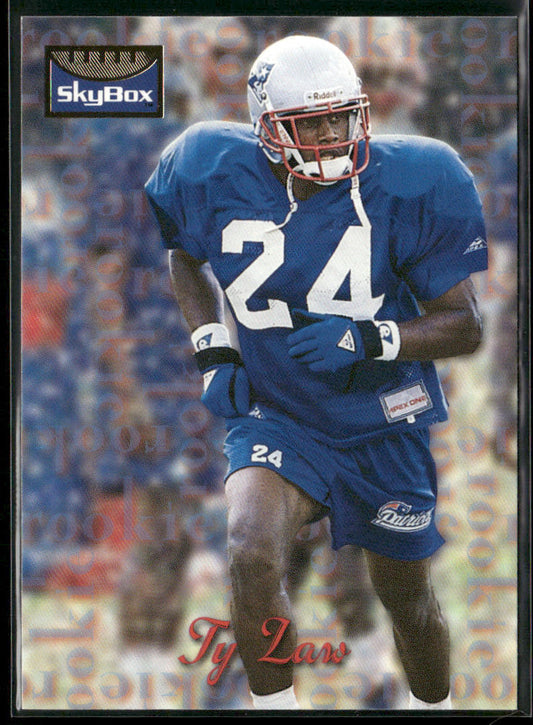 Ty Law 1995 SkyBox Premium #177 RC New England Patriots