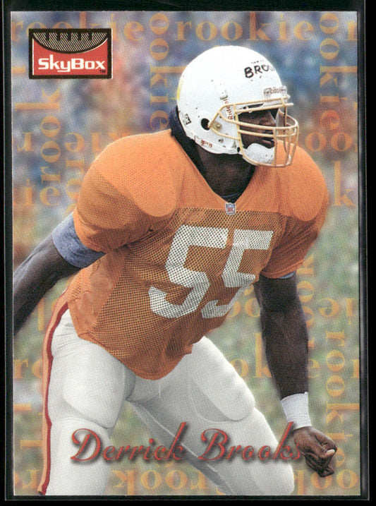 Derrick Brooks 1995 SkyBox Premium #180 RC Tampa Bay Buccaneers
