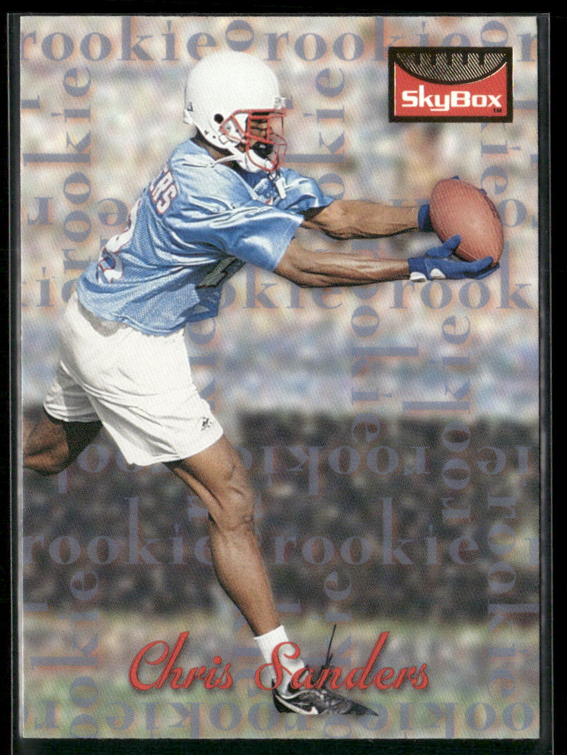 Chris Sanders 1995 SkyBox Premium #184 RC Houston Oilers