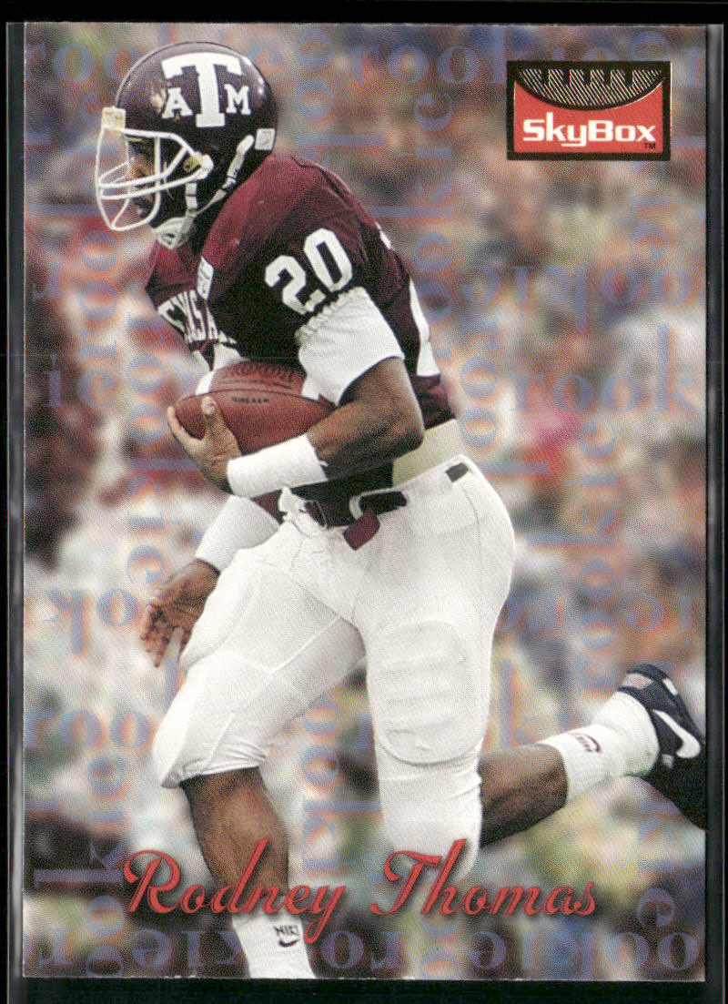 Rodney Thomas 1995 SkyBox Premium #188 RC Houston Oilers
