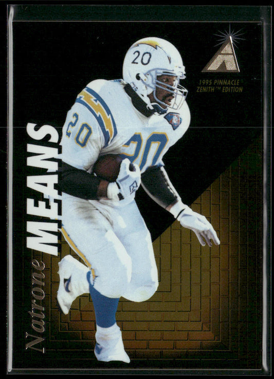 Natrone Means 1995 Zenith #Z10 San Diego Chargers