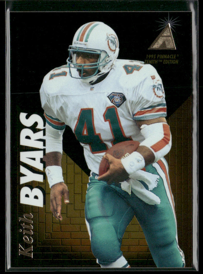 Keith Byars 1995 Zenith #Z36 Miami Dolphins