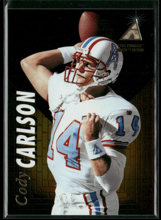 Cody Carlson 1995 Zenith #Z40 Houston Oilers