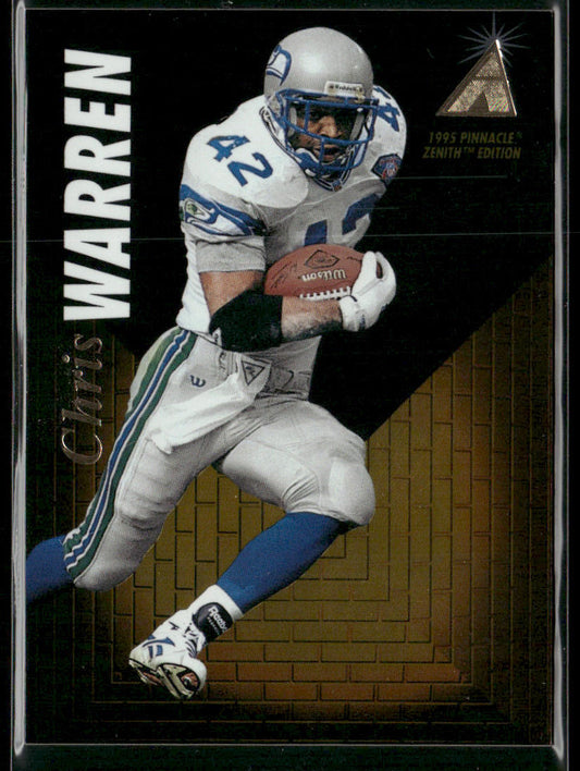 Chris Warren 1995 Zenith #Z42 Seattle Seahawks