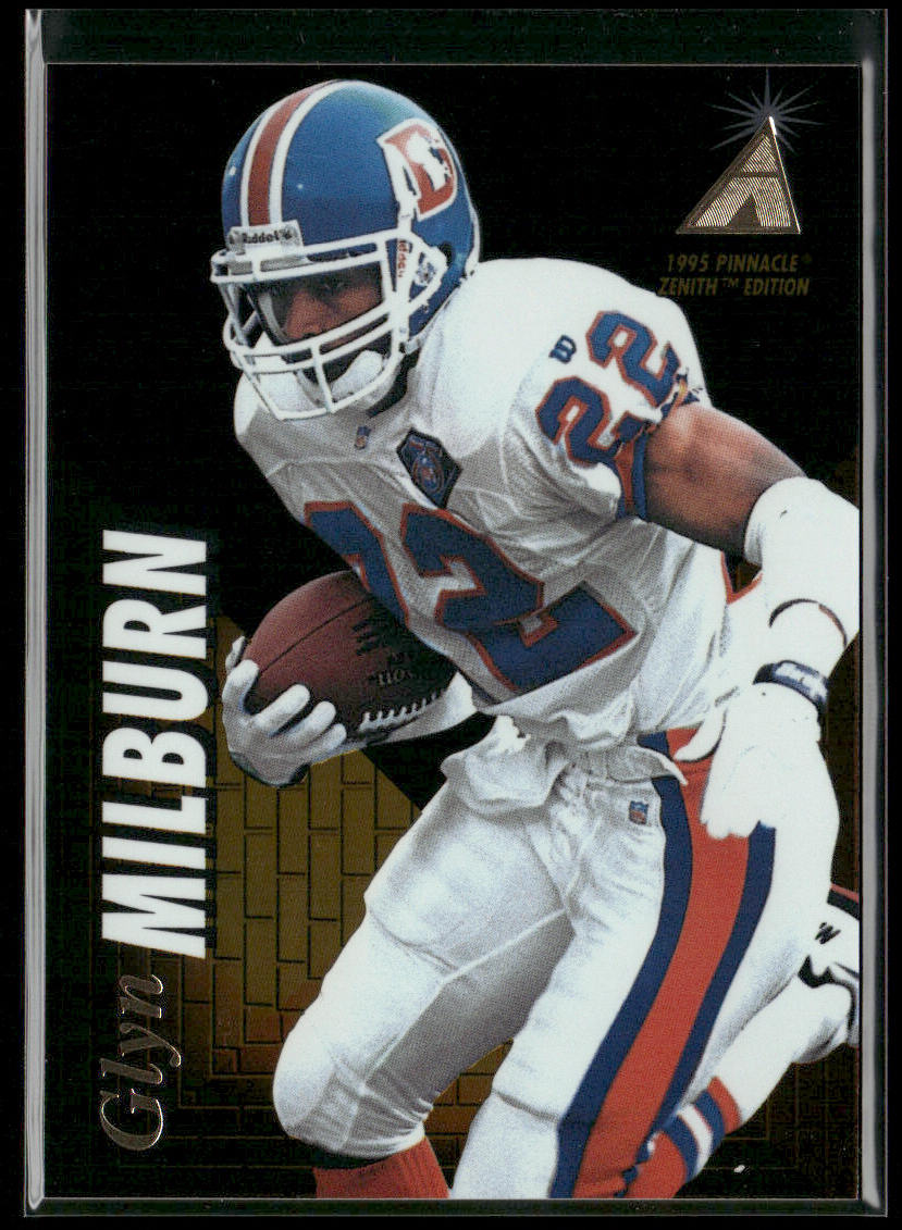Glyn Milburn 1995 Zenith #Z46 Denver Broncos
